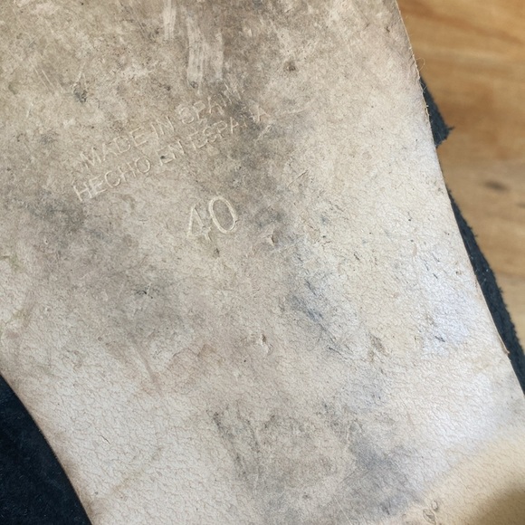 Free People At Ease Mule Loafers in Black Faux Snakeskin - Picture 7 of 7